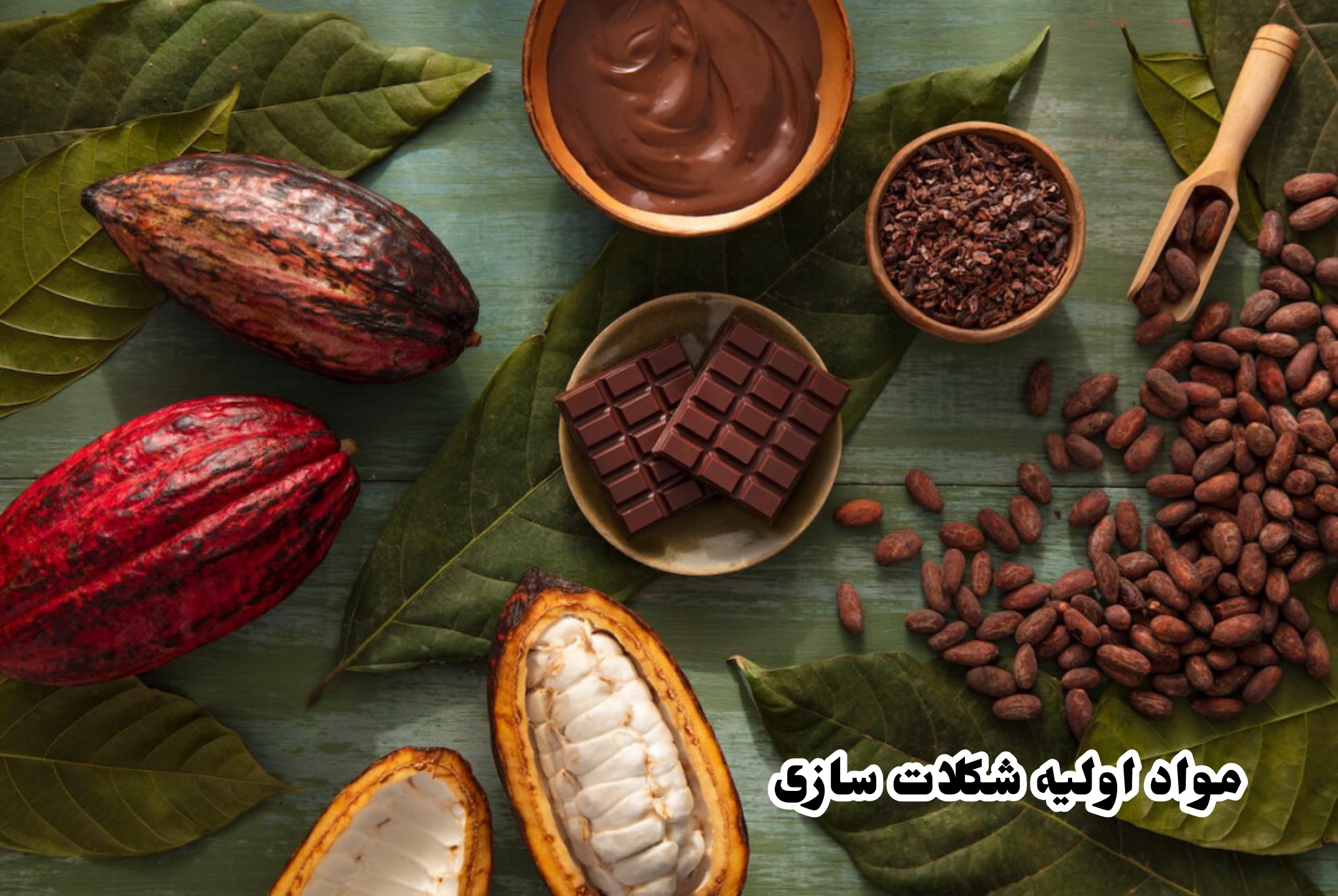 مواد اولیه شکلات سازی